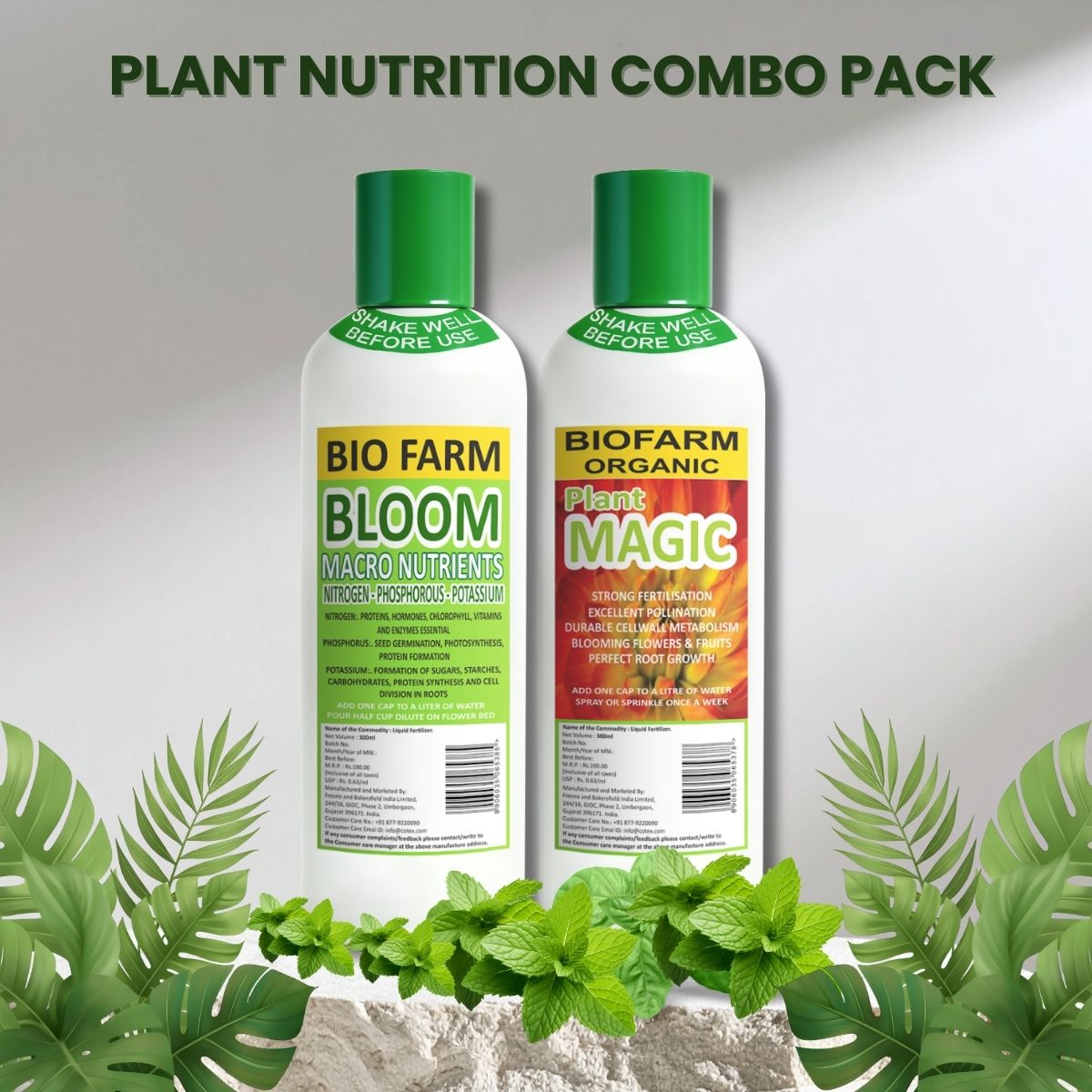 BioFarm Natural Plant Fertilizer Combo