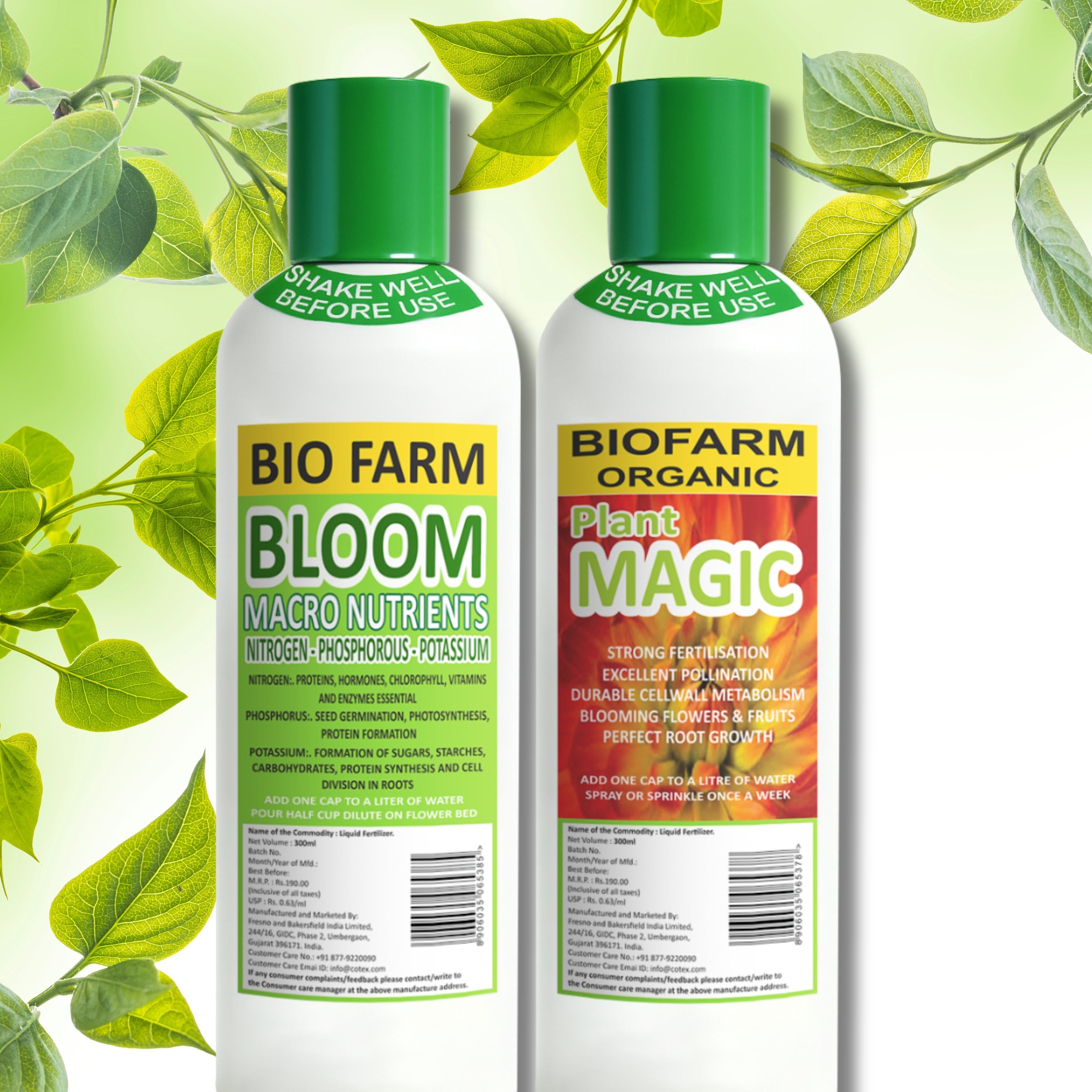 BioFarm Natural Plant Fertilizer Combo BioFarm