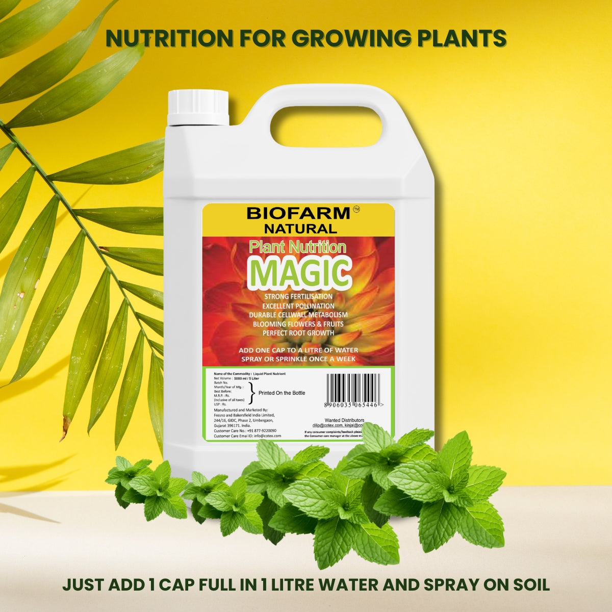 BioFarm Plant Magic – Plant Growth Enhancer Liquid (5 Litre)
