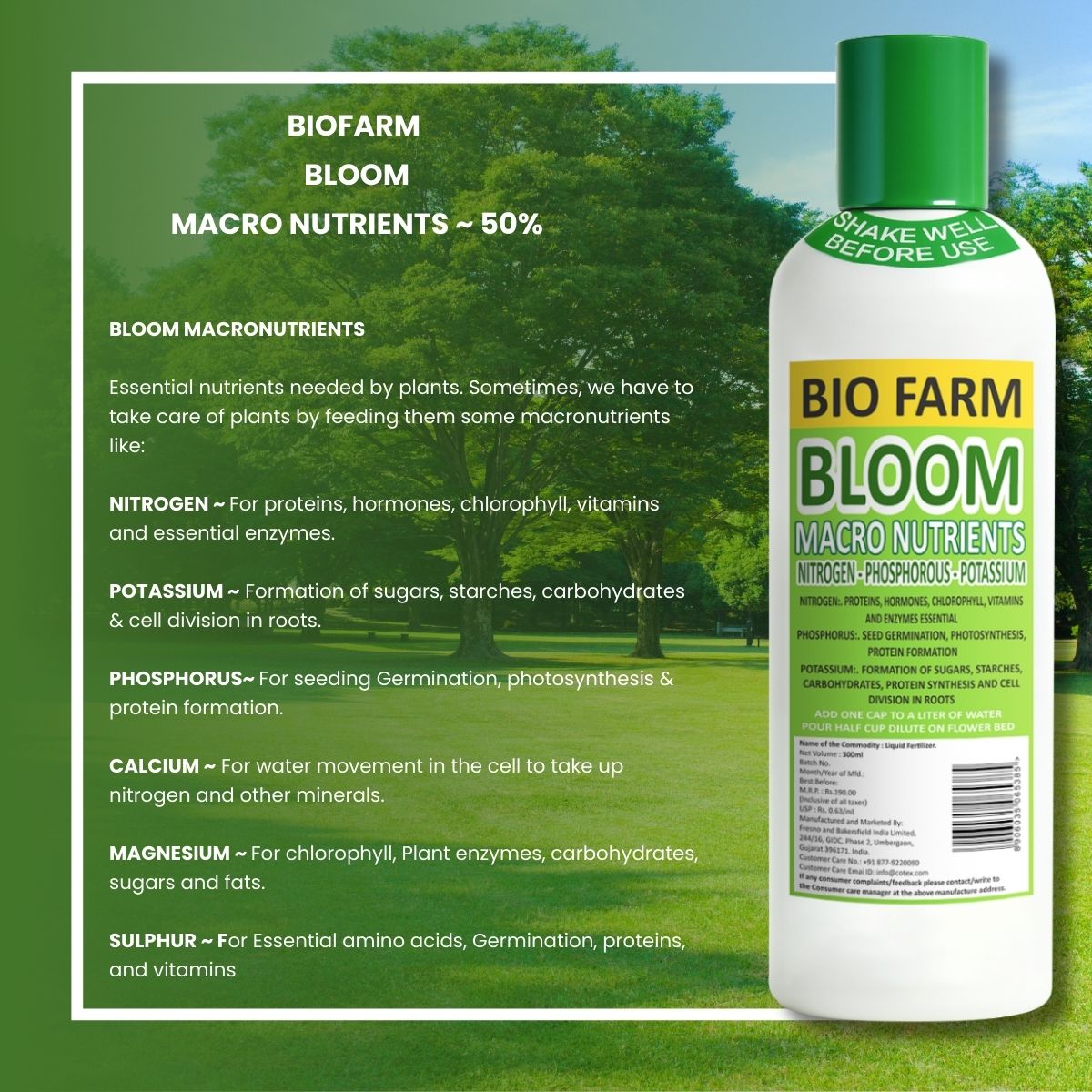 BioFarm Bloom (Pack of 12)