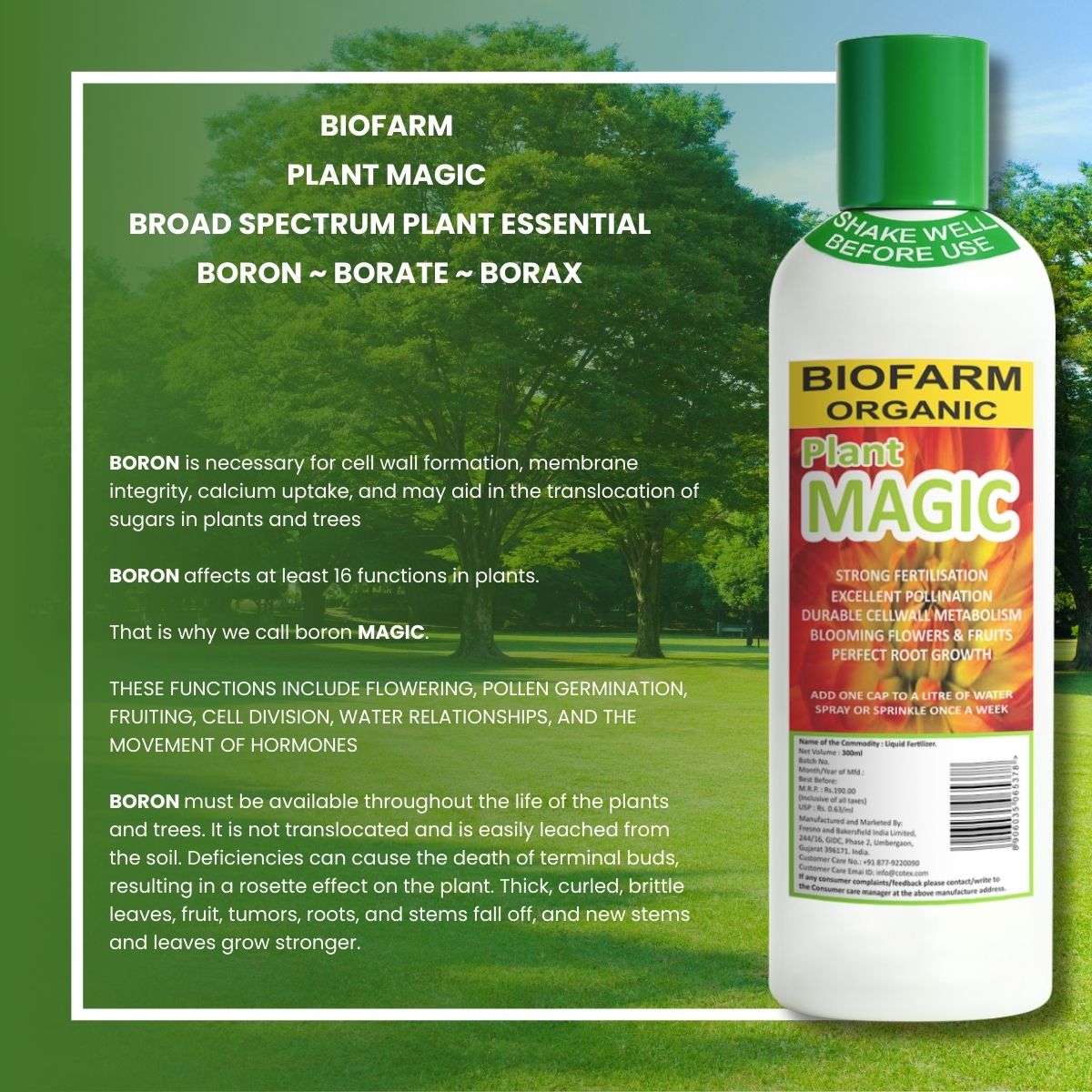 BioFarm Plant Magic – Plant Growth Enhancer Liquid (5 Litre)